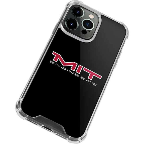 Massachusetts Institute of Technology MIT Engineers Black iPhone 14 Pro Clear Case